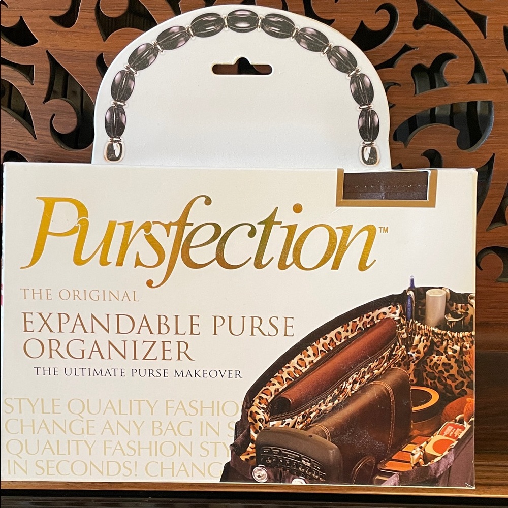 Leopard Print Purse Organizer New in Box